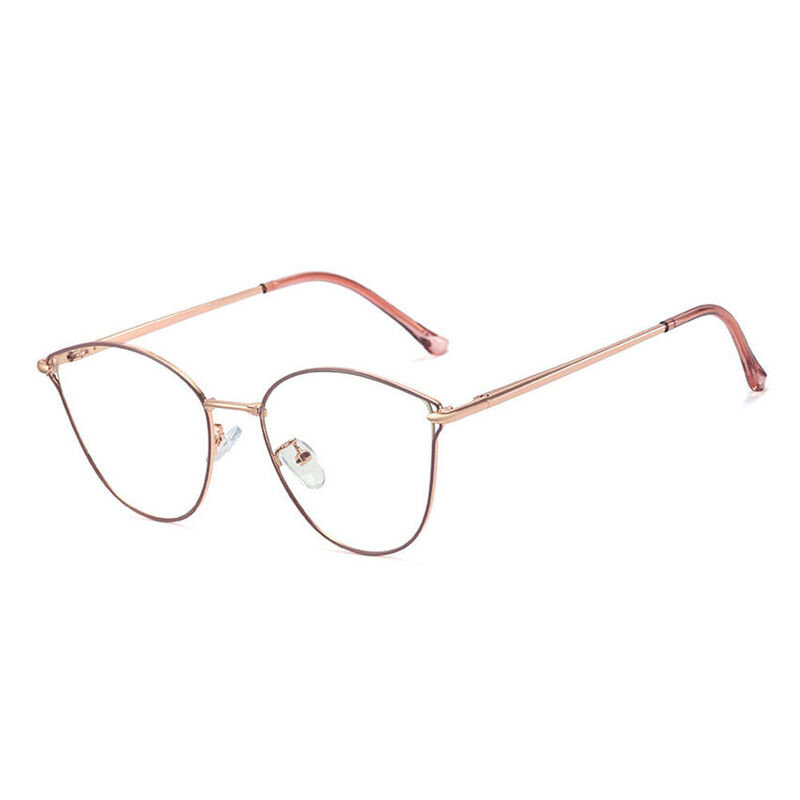 Sierra Oval Brown Glasses