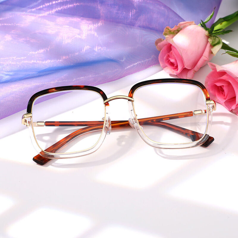 Lunettes de Vue Timoth Carré Écaille