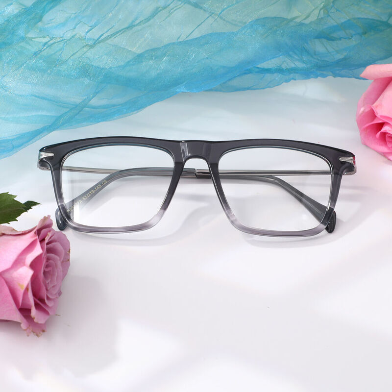 Huntingte Square Grey Glasses