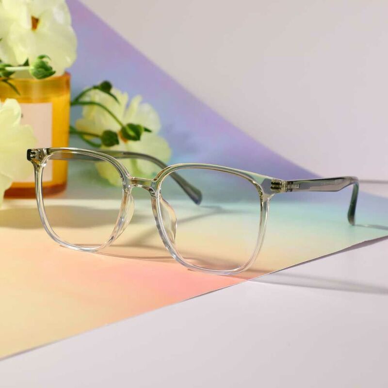 Norton Square Green Glasses