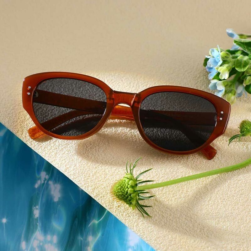 Lunettes de Soleil Lorraine Cat Eye Gris
