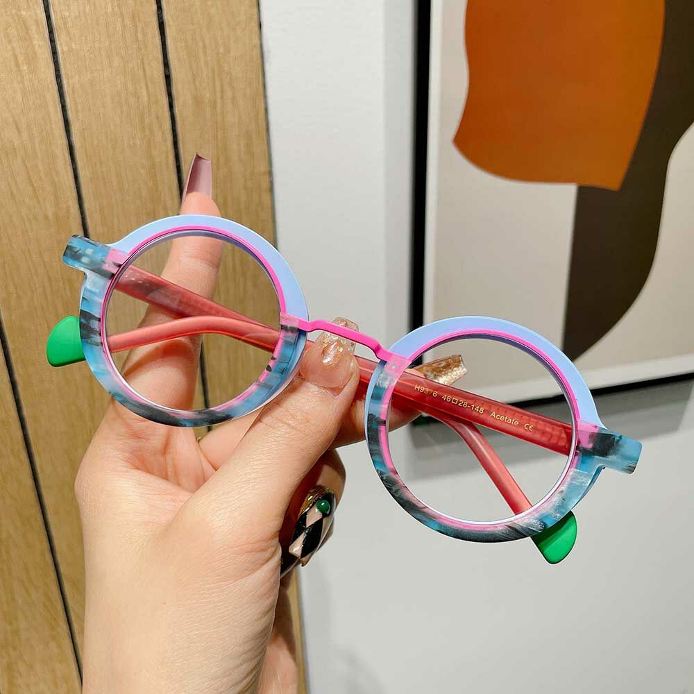 Eugen Runde Blaue Brille