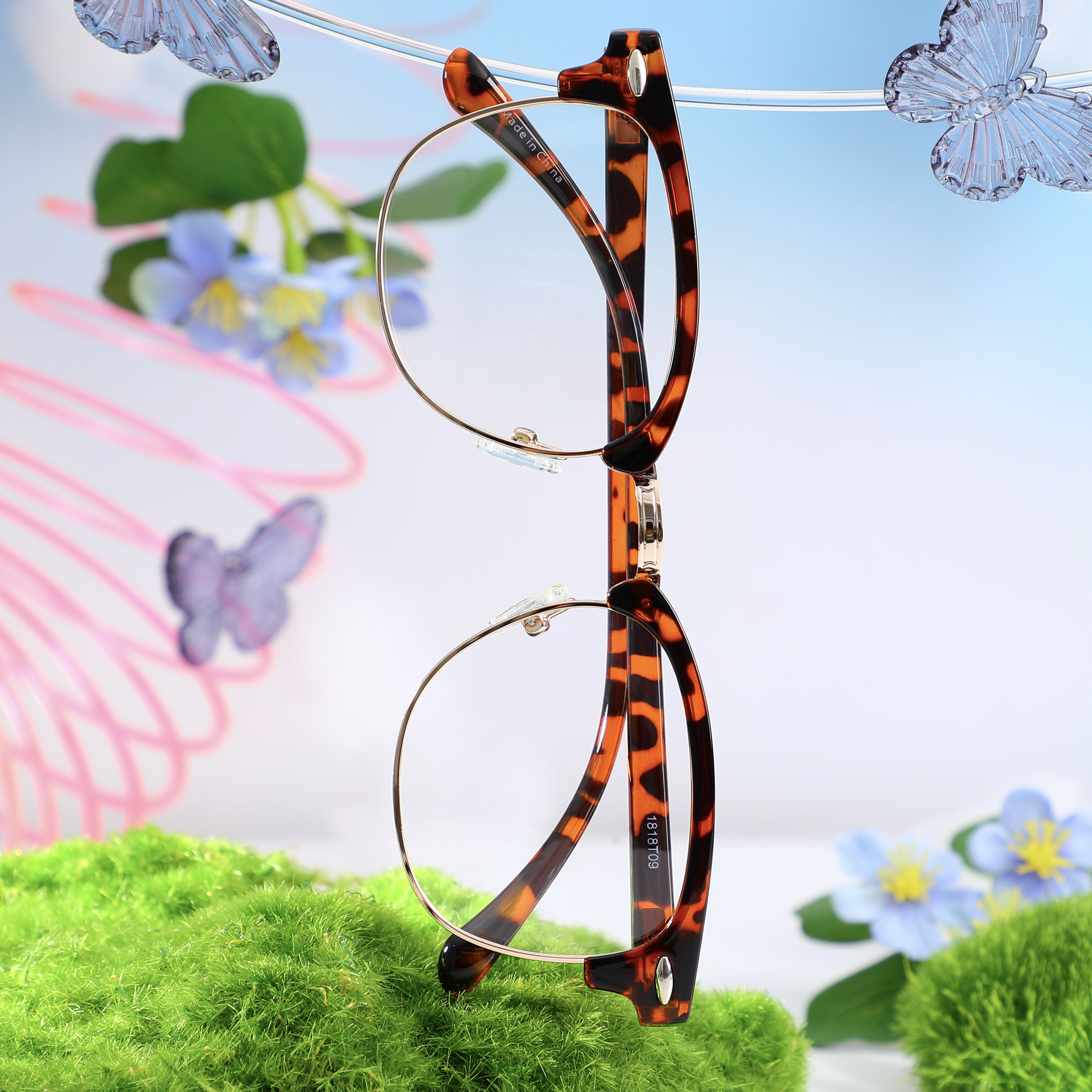 Occhiali da Vista Noel Browline Tartarugato