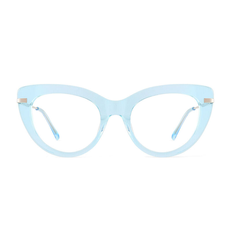 Kelly Cat Eye Blue Glasses - Aoolia.com