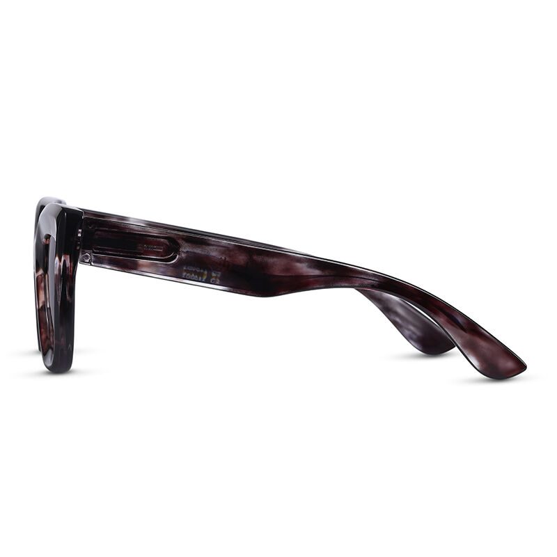 Retro Chaser Rectangle Grey Sunglasses