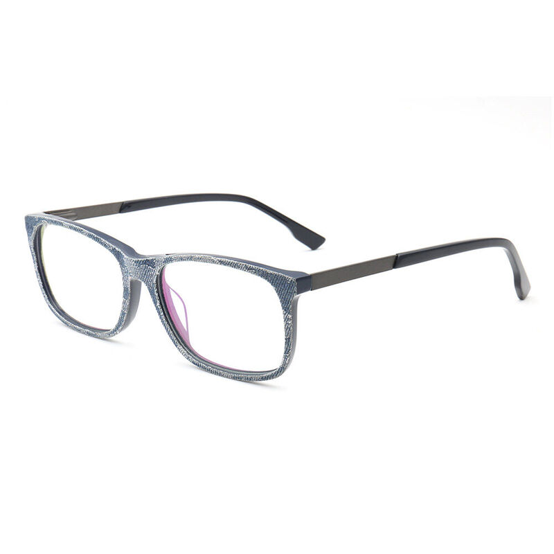 Angeoo Square Blue Glasses