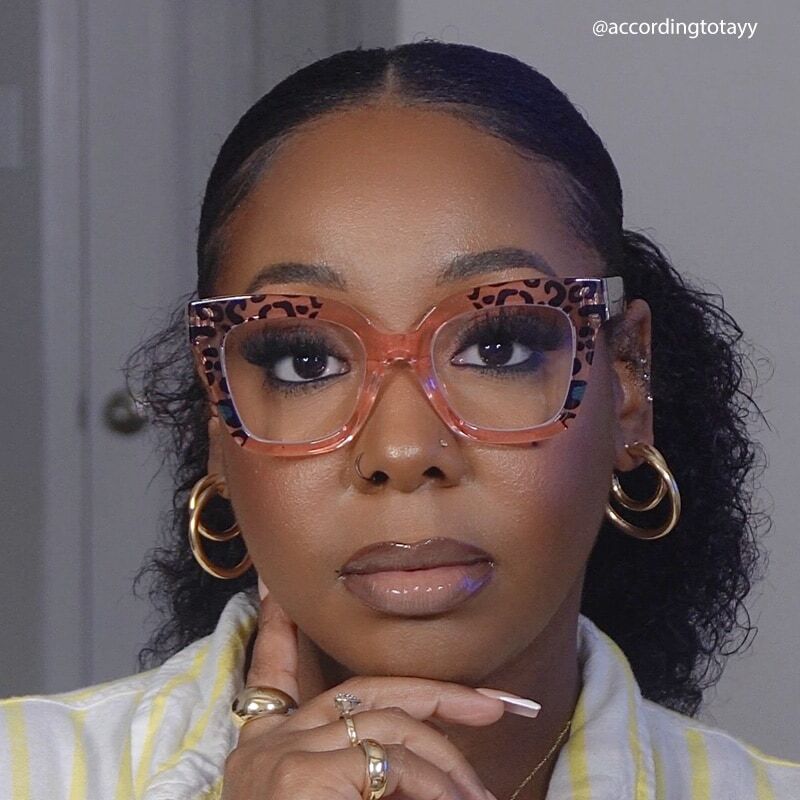 Lamb Cat Eye Pink Glasses