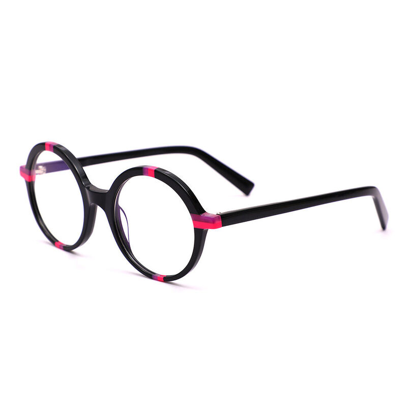 Lunettes de Vue Wordswort Ronde Noir