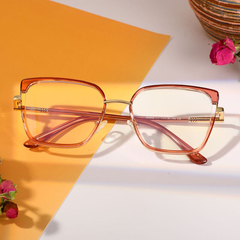 Occhiali da Vista  Clareiee Cat Eye Rosa