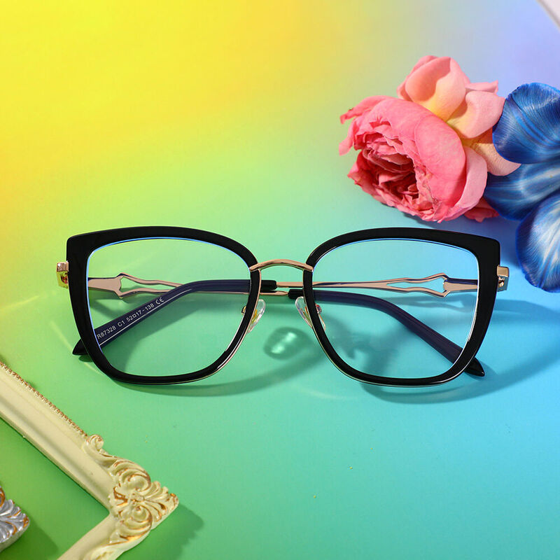 Henry Cat Eye Black Glasses