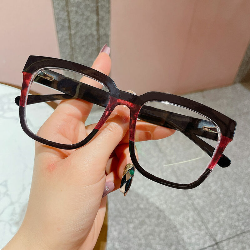 Romeo Square Black Glasses