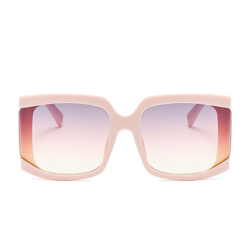 Lucinda Square Pink Sunglasses