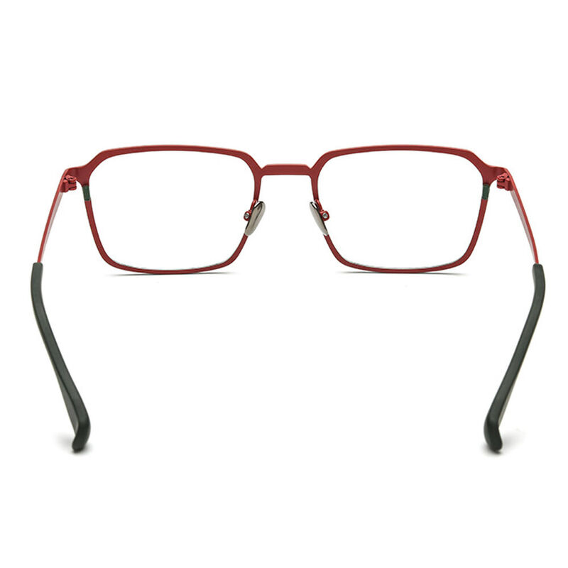 Kyle Square Red Glasses