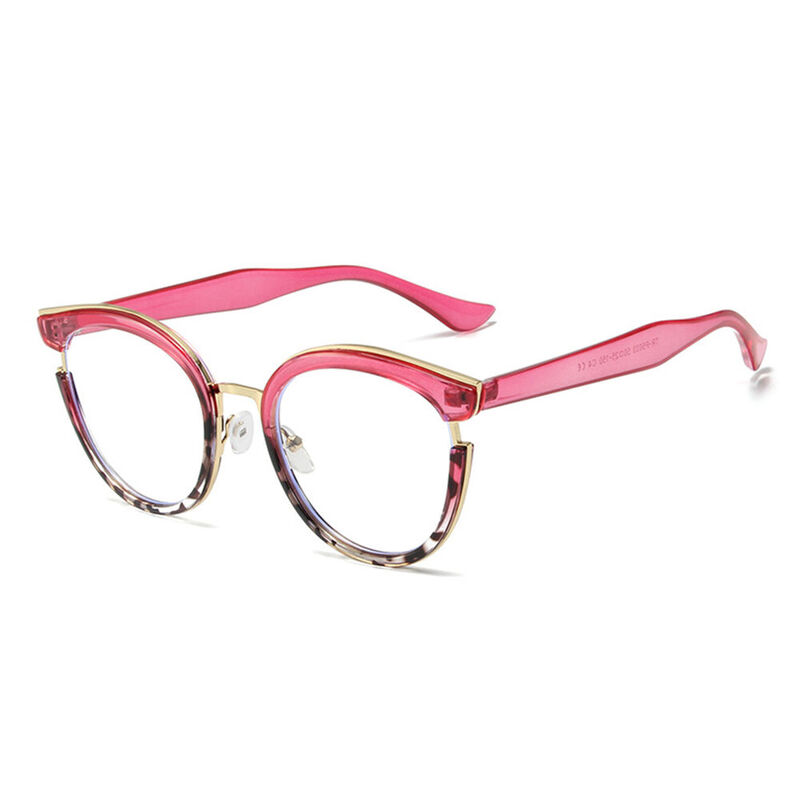 Harte Cat Eye Pink Glasses