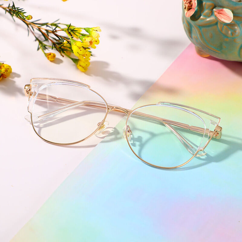 Turner Cat Eye Clear Glasses