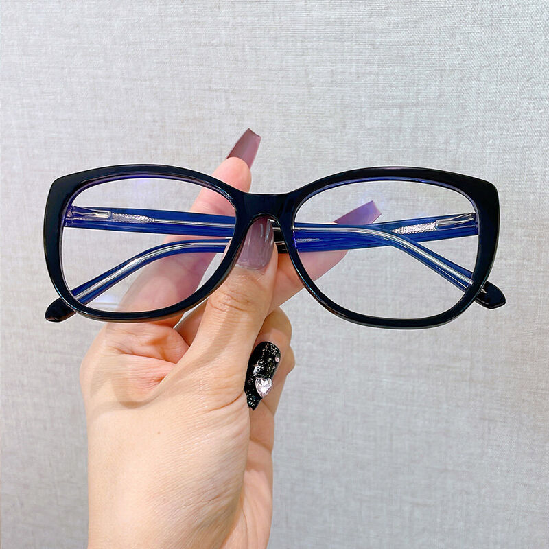 Lunettes de Vue Birrel Cat Eye Noir