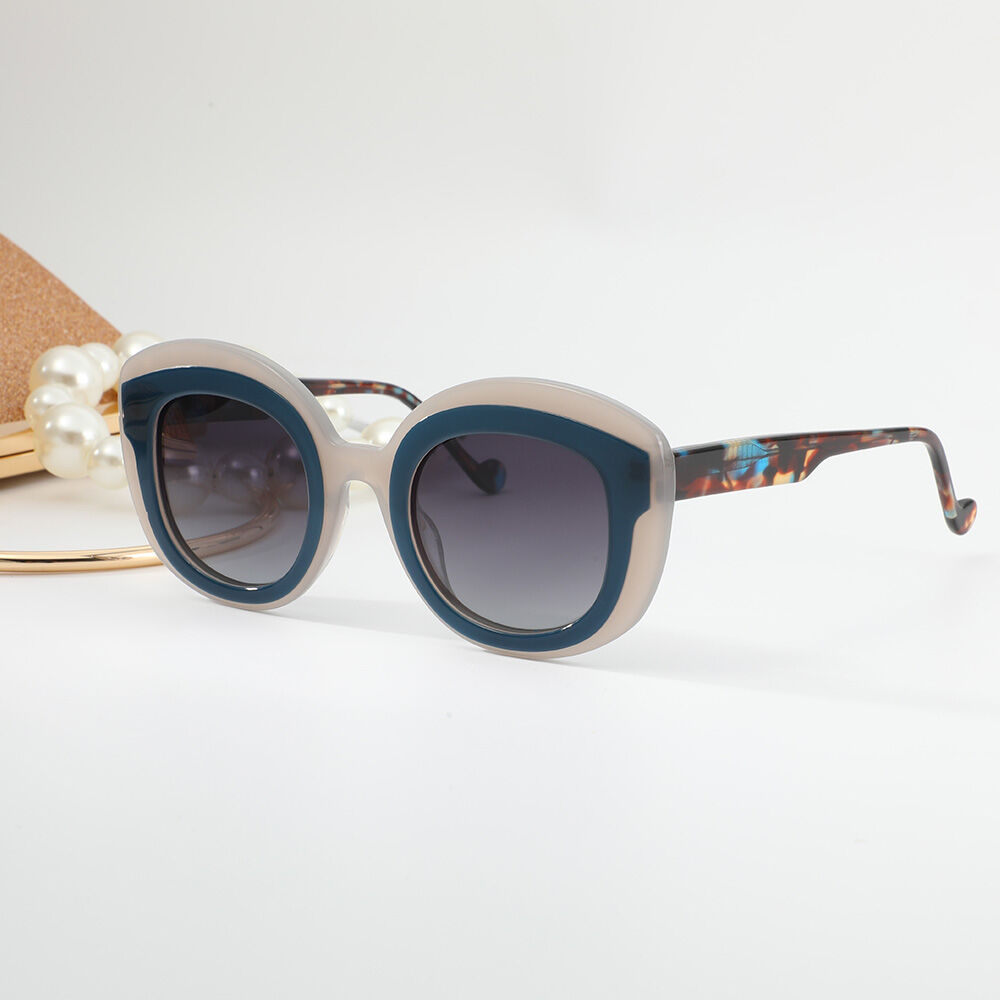 Dolores Cat Eye Blaue Sonnenbrille