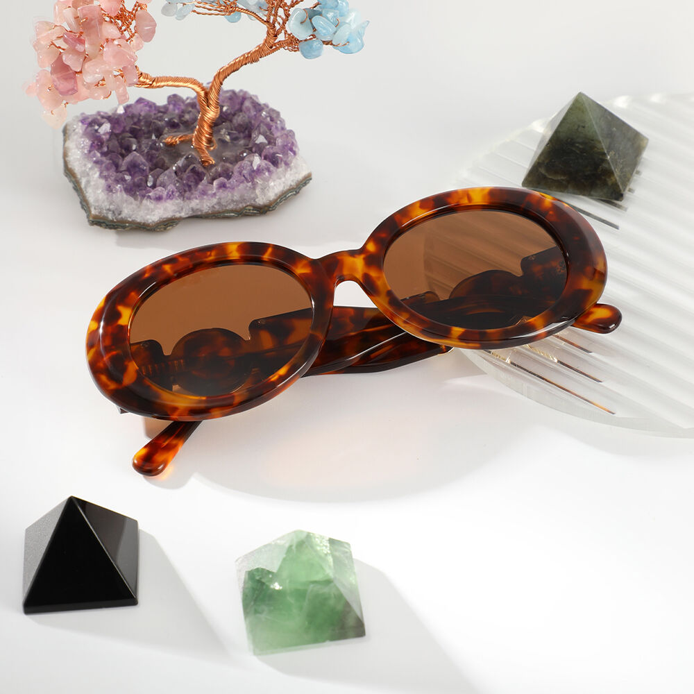 Tucci Cat Eye Tortoise Sunglasses