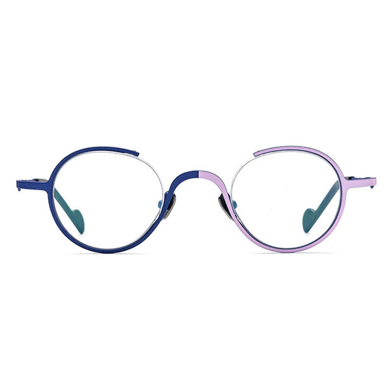 Ace Round Purple Glasses