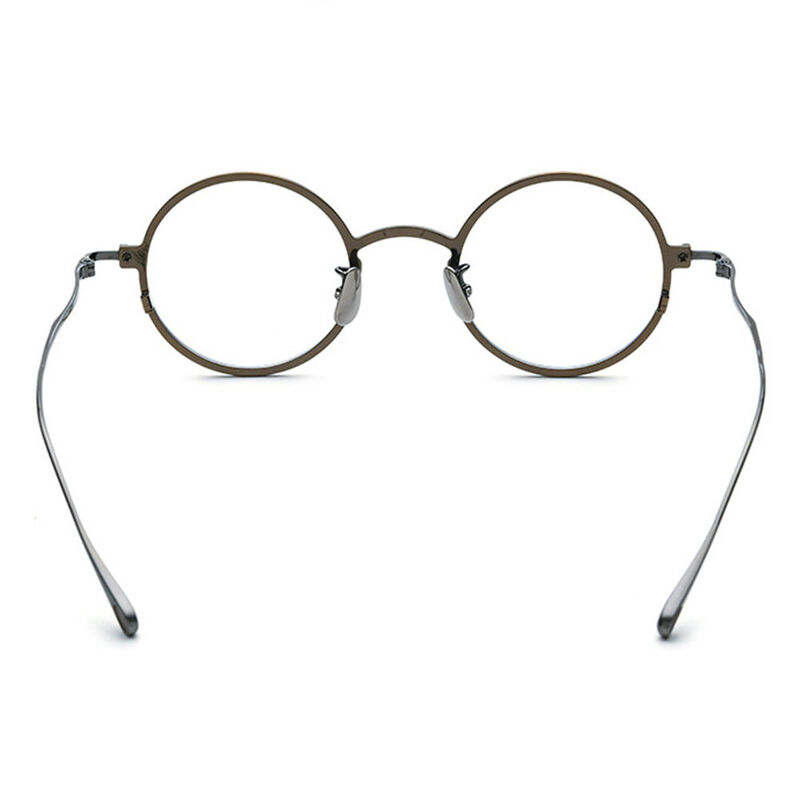 Leopold Round Brown Glasses