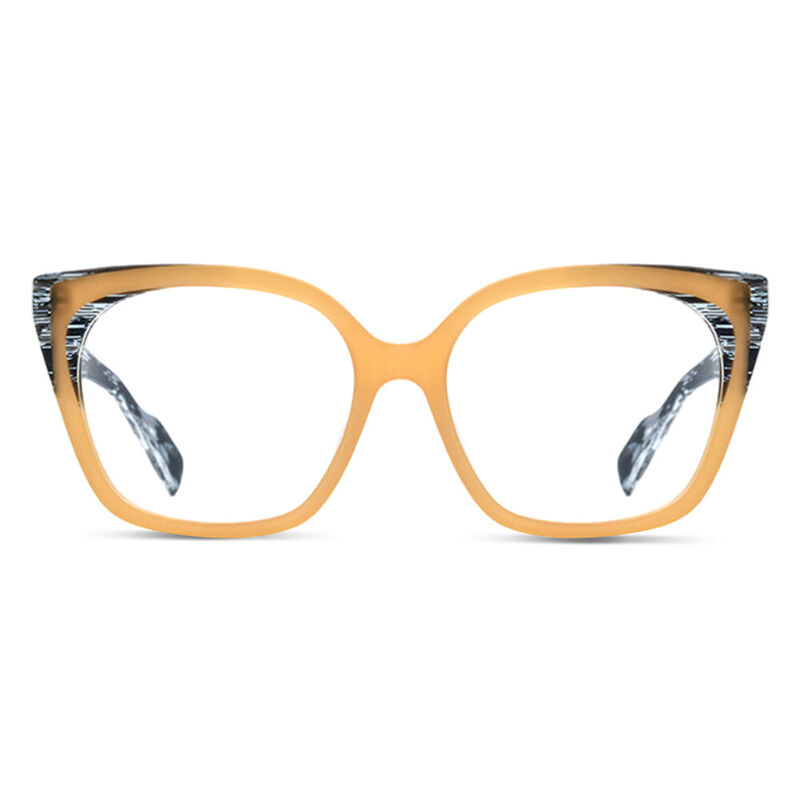Angelo Square Orange Glasses