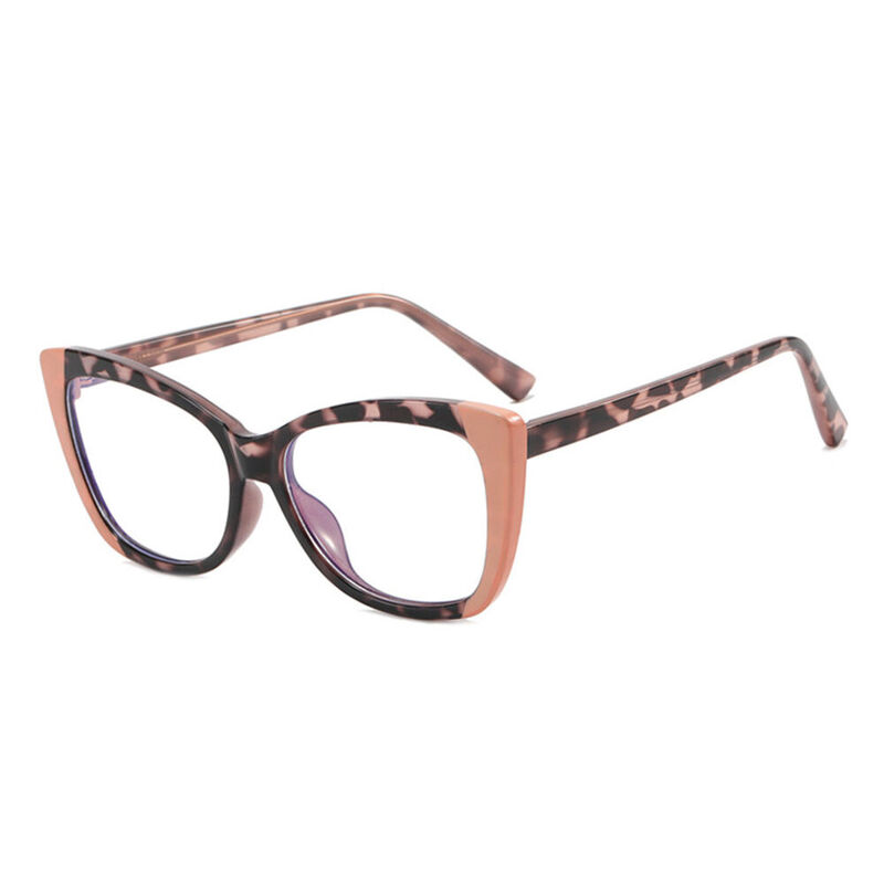 Sophie Cat Eye Leopard Glasses