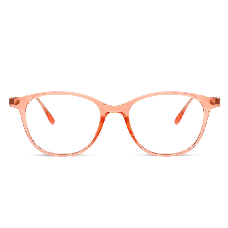 Chaucer Oval Pink Glasses