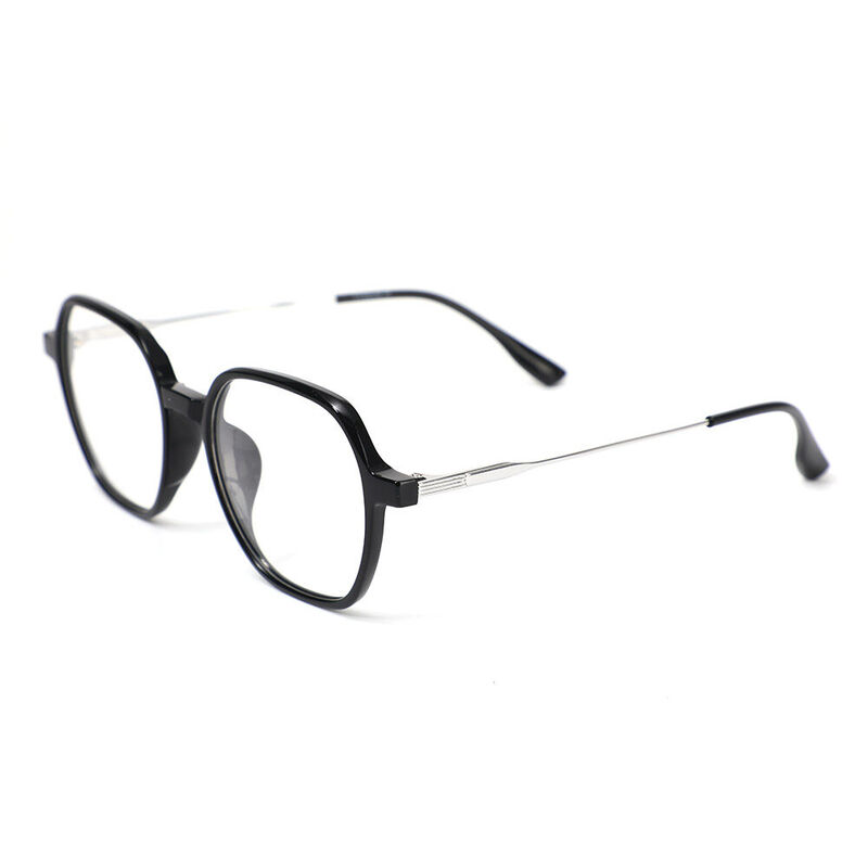 Virgil Geometric Black Glasses