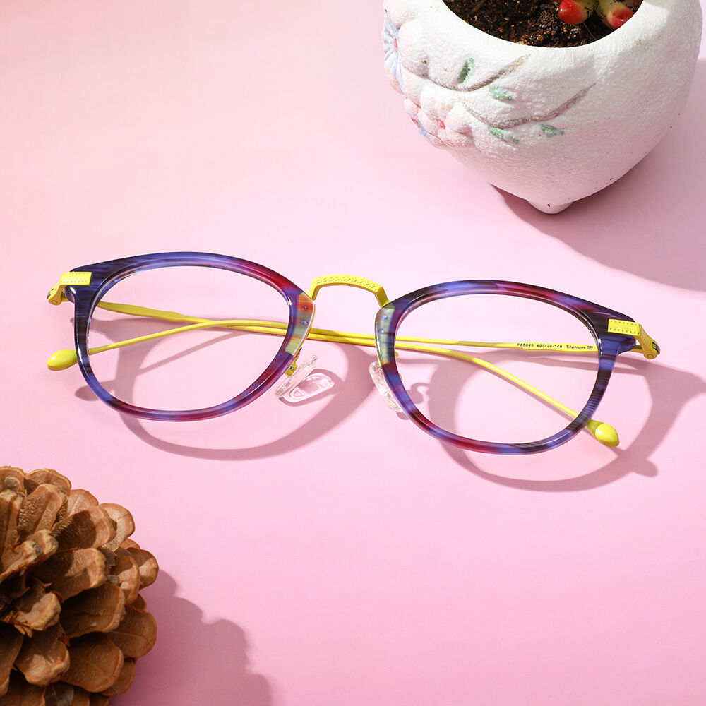 Rayleign Square Purple Glasses