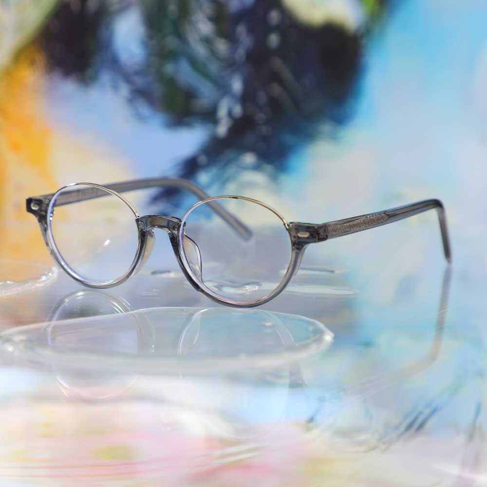 Occhiali da Vista Wordsworth Ovale Grigio