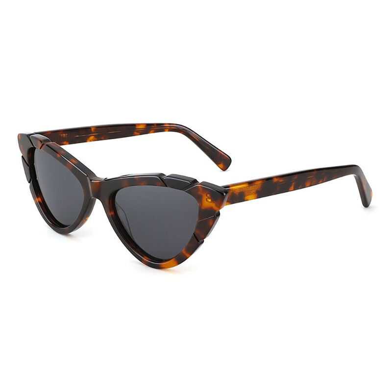 Holiday Cat Eye Red Tortoise Sunglasses