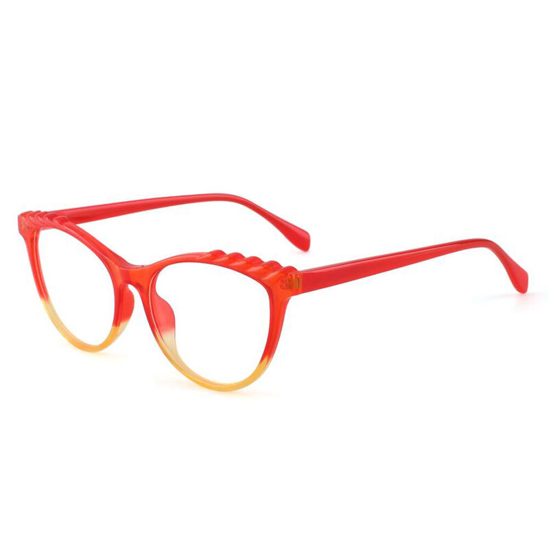 Warren Cat Eye Red Glasses