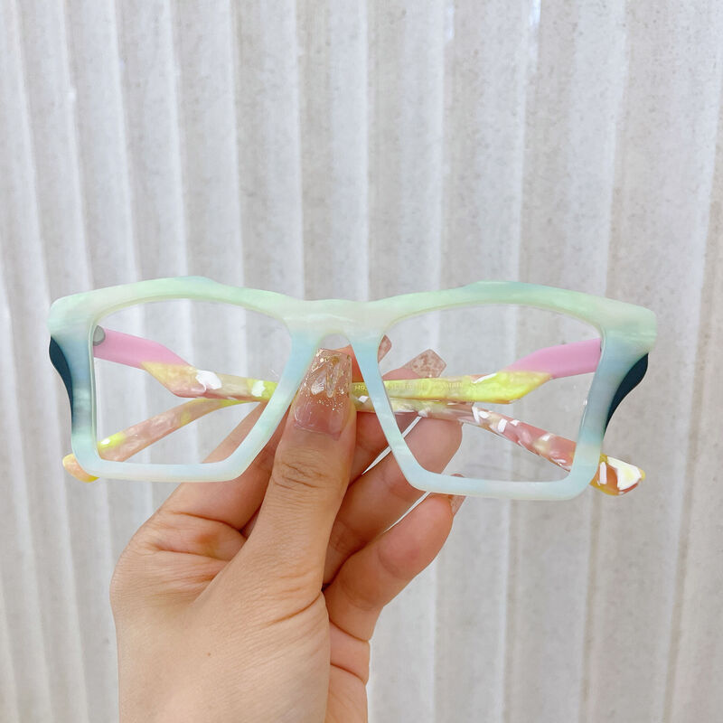 Karr Cat Eye Green Glasses