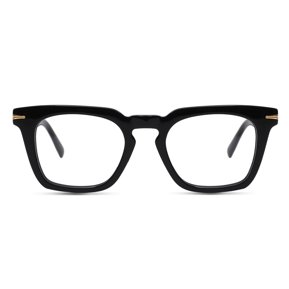 Zecharia Square Black Glasses