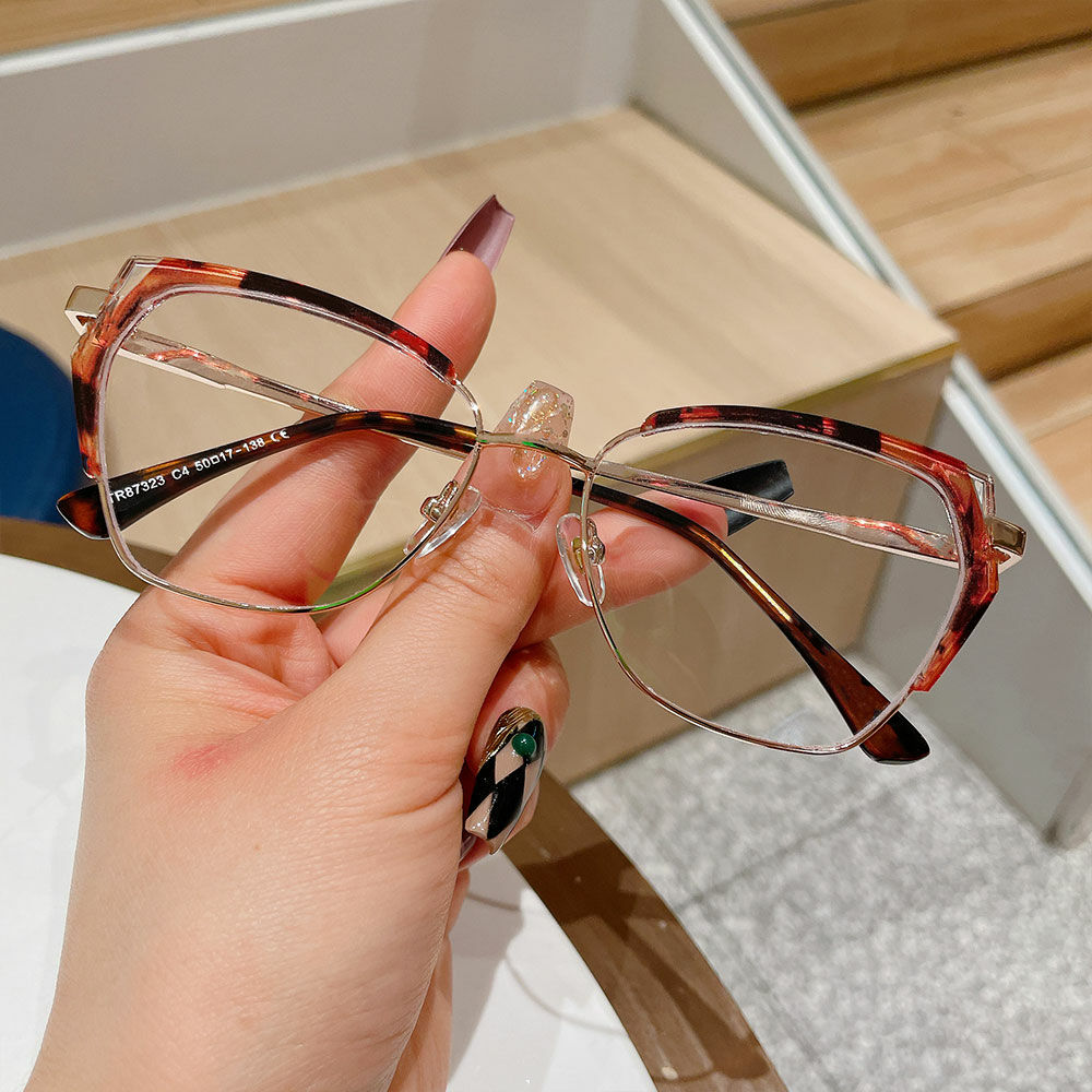 Beardd Cat Eye Schildkröte Brille