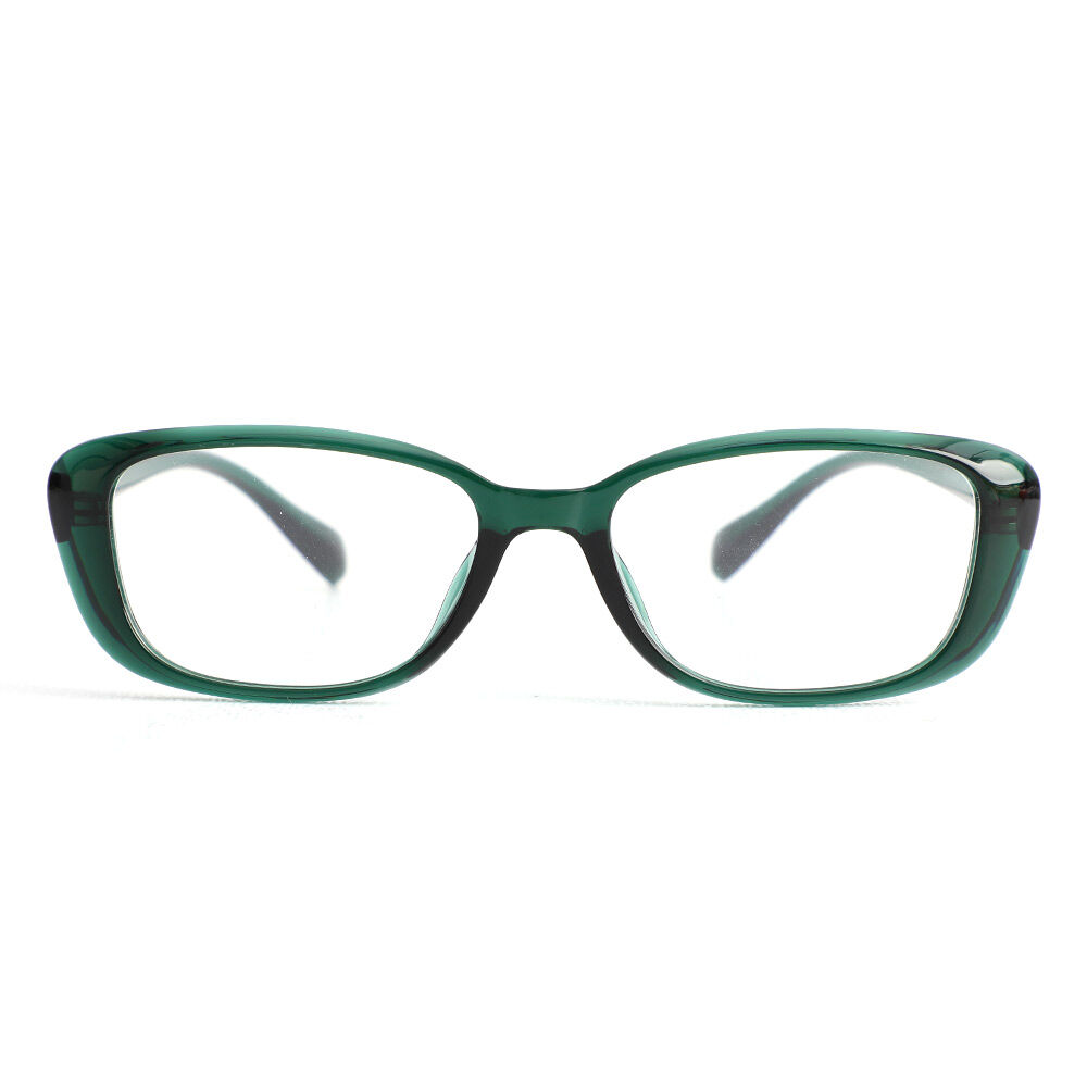 Moira Rechteckige Grüne Brille