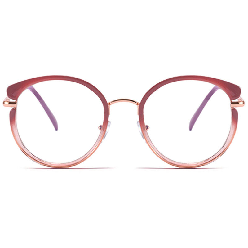 Adelita Round Pink Glasses