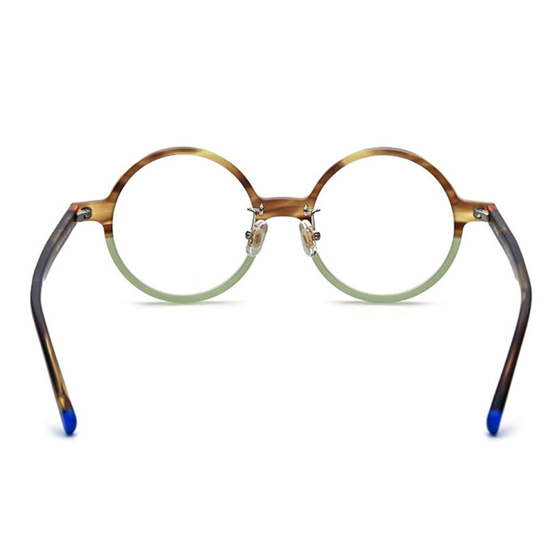 Casiano Round Green Glasses