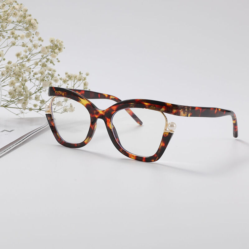 Halona Cat Eye Tortoise Glasses - Aoolia.com