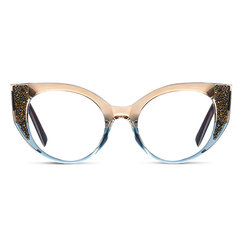 Clau Cat Eye Gray Glasses