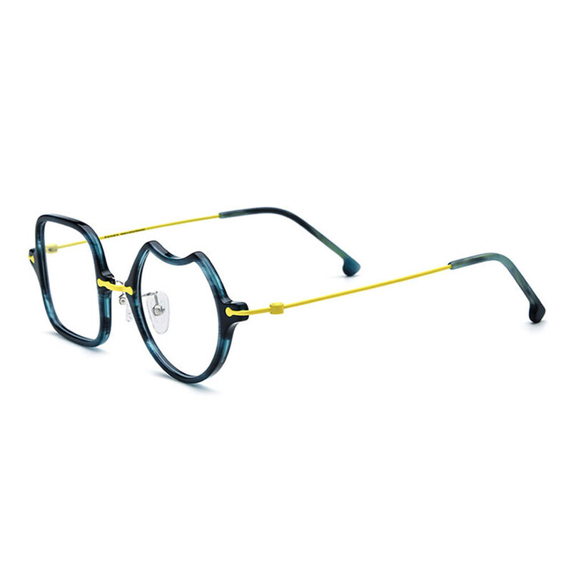 Oliver Square Blue Glasses