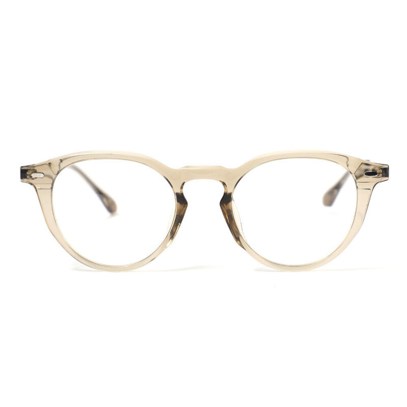 Noel Round Brown Glasses