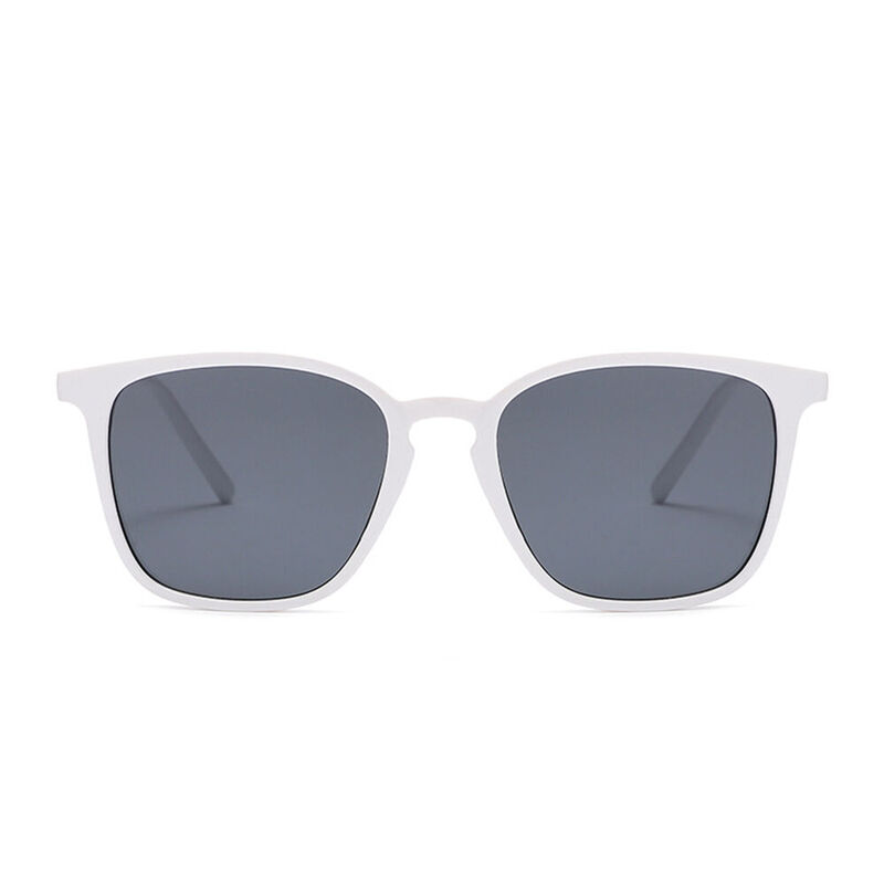 Tenacity Square White Sunglasses