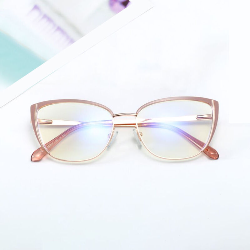 Sienna Cat Eye Brown Glasses