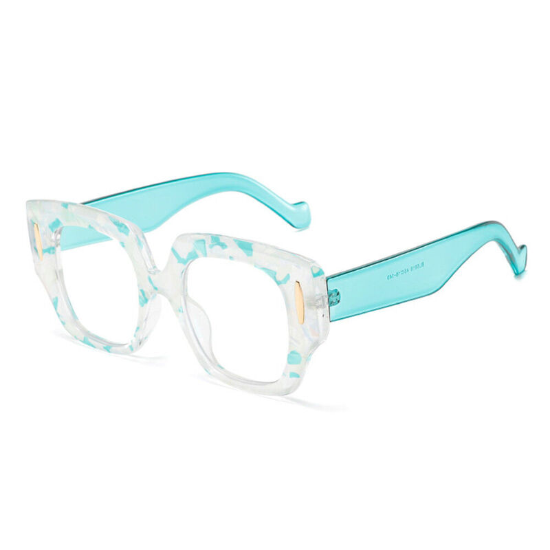 Giles Square Blue Glasses