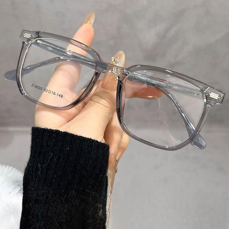 Martha Square Gray Glasses