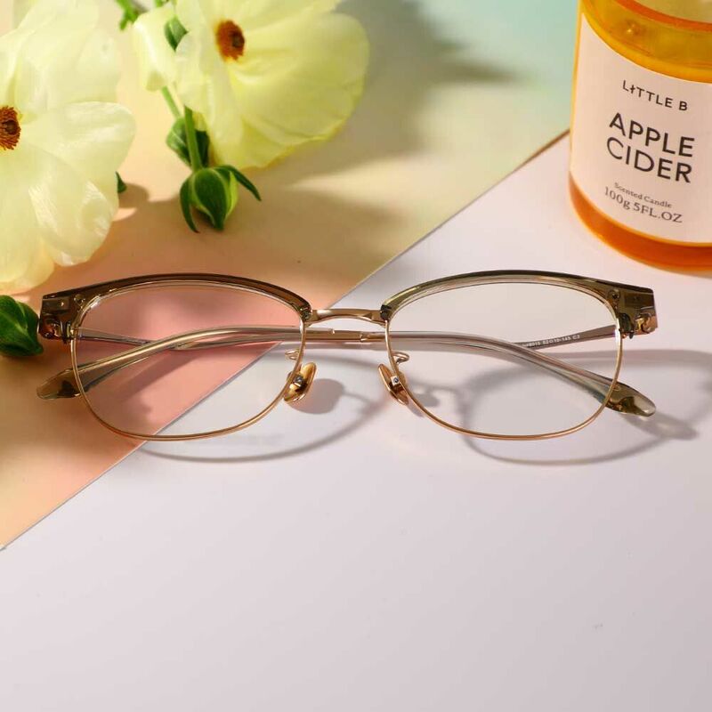 Lunettes de Vue Parker Browline Vert