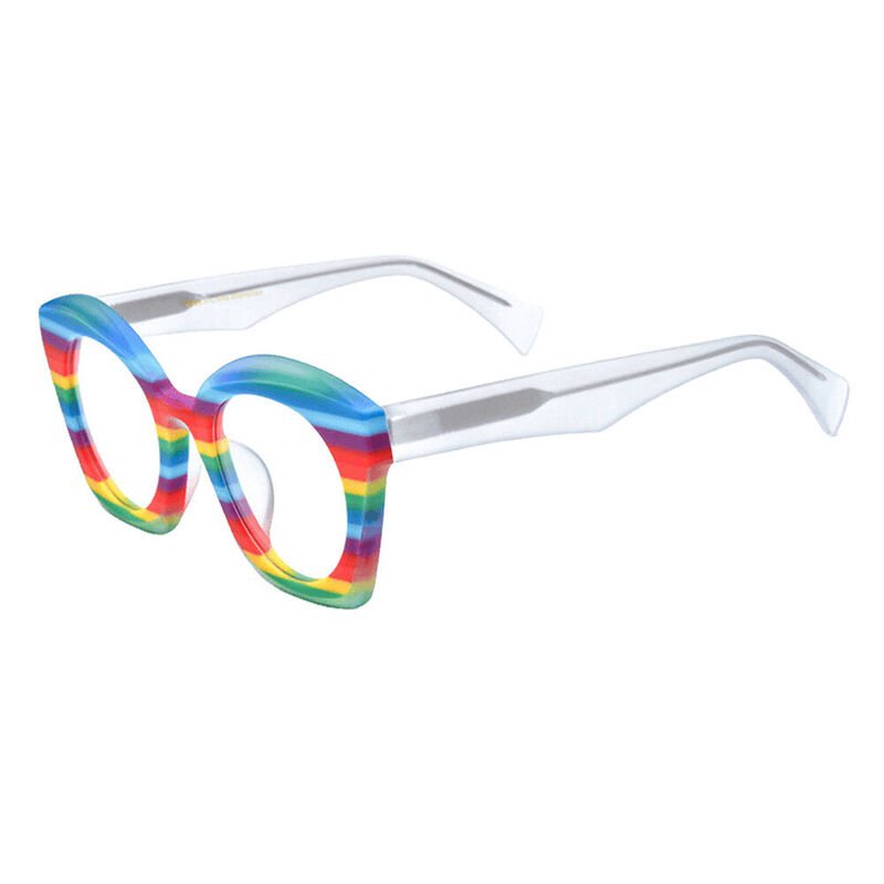 Faithe Cat Eye Multicolor Glasses