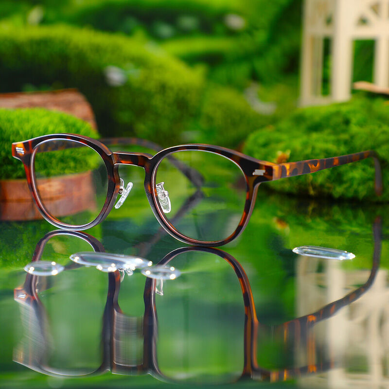 Maxine Round Tortoise Glasses