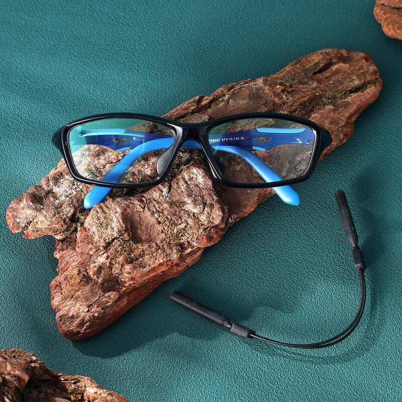 Speeder Rectangle Blue Sport Glasses